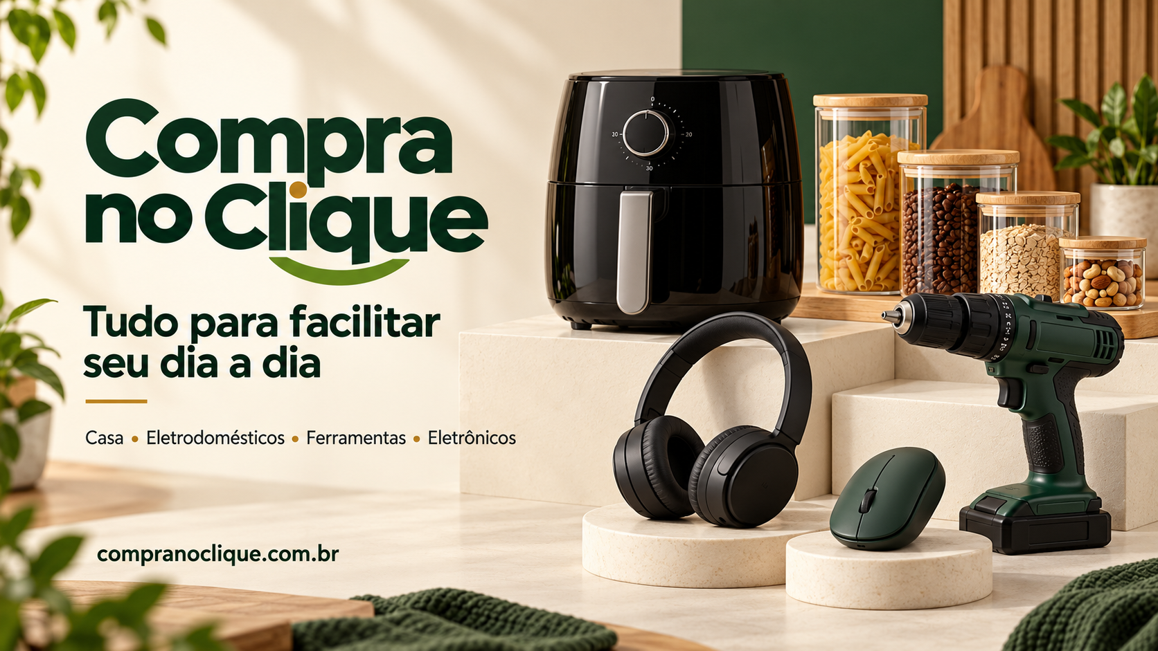 Compra no Clique. Tudo para facilitar seu dia a dia. Casa, eletrodomésticos, ferramentas e eletrônicos. compranoclique.com.br